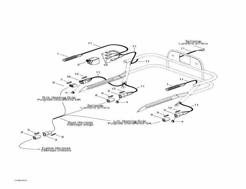  Ski Doo Grand Touring 600, 2000 - Rack