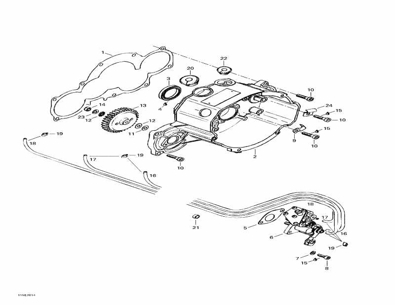  ski-doo Grand Touring 700, 2000  - Ignition   