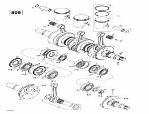 01-    (809) (01- Crankshaft And Pistons (809))