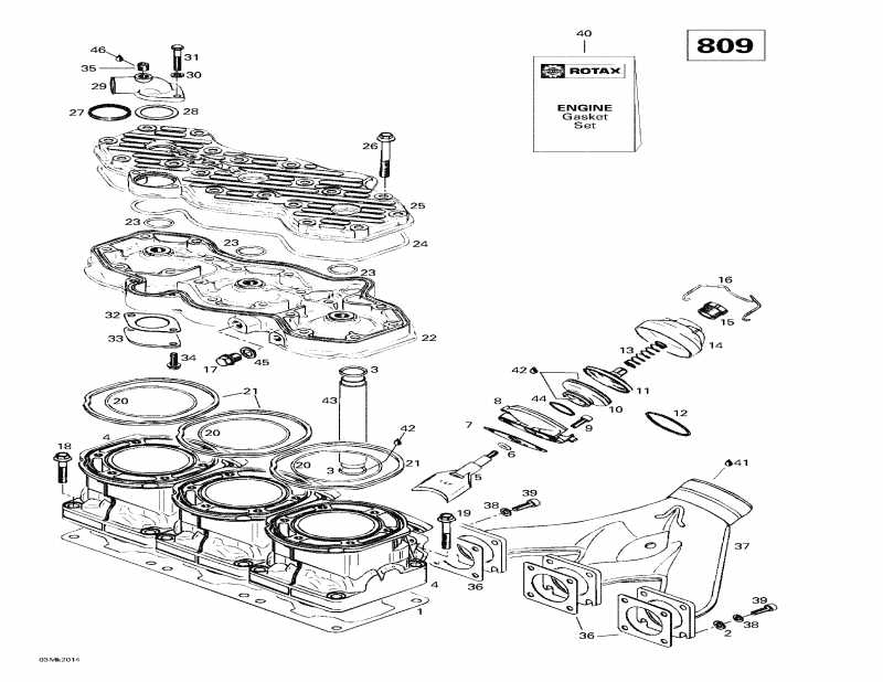   Grand Touring SE, 2000 - Cylinder, Exhaust Manifold (809)