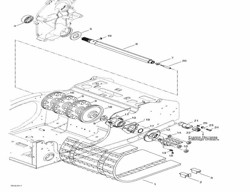   Grand Touring SE, 2000 - Drive Axle And Track