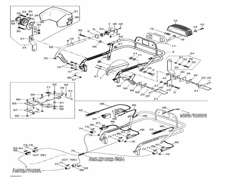 �������� Skidoo ������ Grand Touring SE, 2000 - Luggage Rack, Hitch