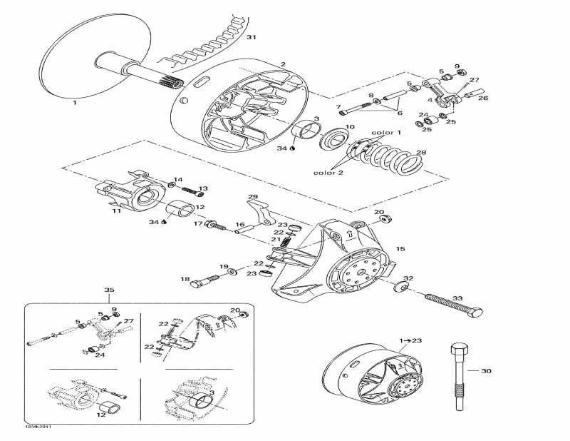 SkiDoo  Mach Z, 2000 - Drive Pulley