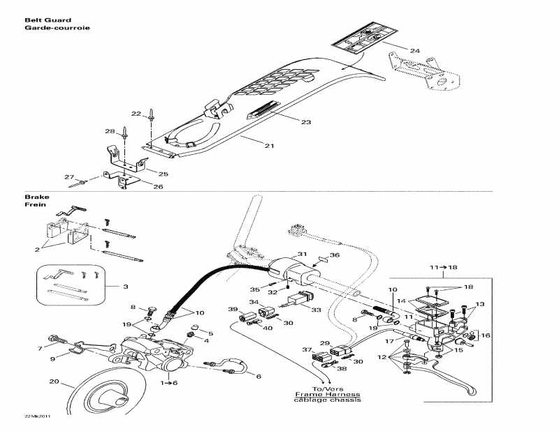 ��������  ������ Mach Z, 2000 - Hydraulic Brake And Belt Guard