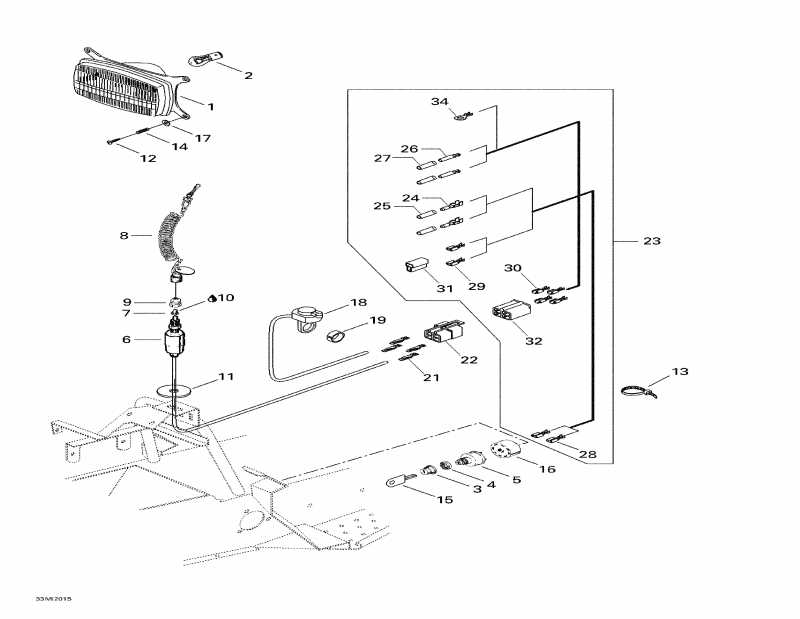 snowmobile Skidoo -  System