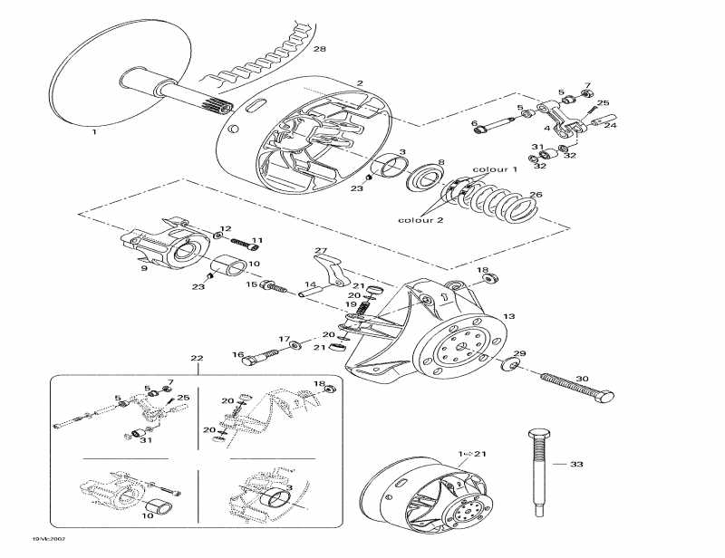 Skidoo MX Z 440, 2000 - Drive Pulley