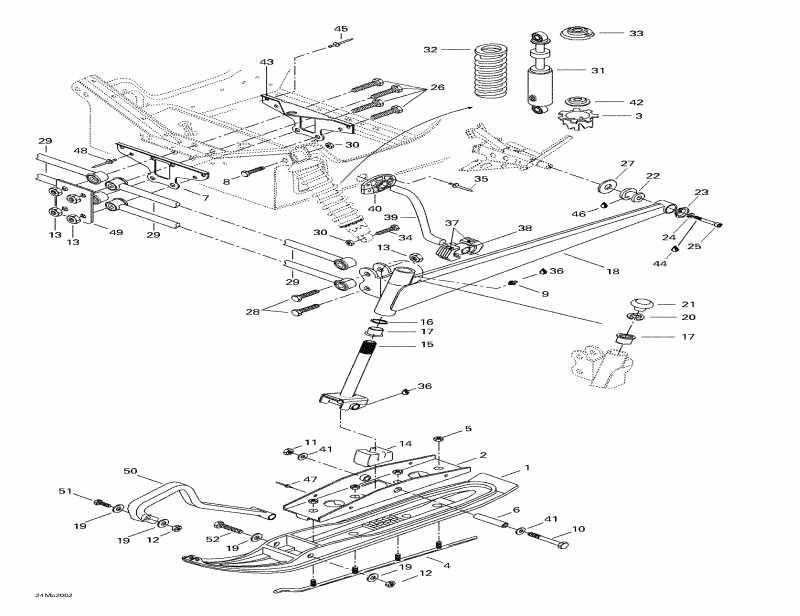   MX Z 440, 2000 - Front Suspension And Ski