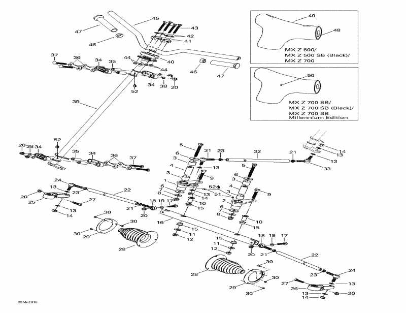 snowmobile Skidoo MX Z 500, 2000 - ������� ������� System