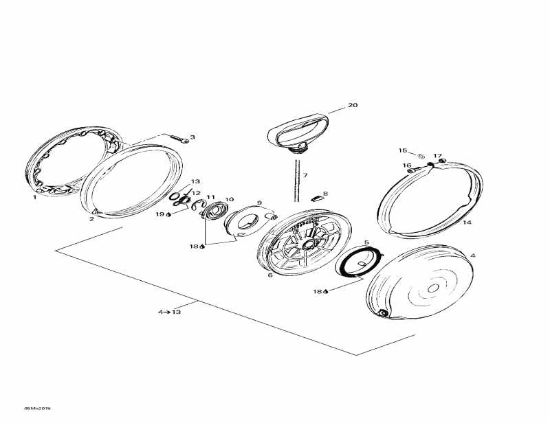 snowmobile BRP SkiDoo MX Z 500 SB (black), 2000 - Rewind Starter