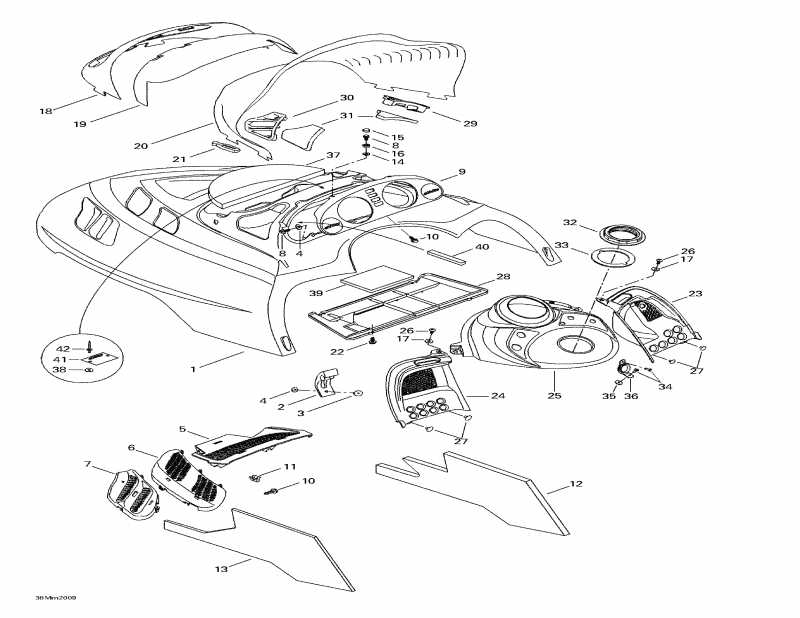 snowmobile - Cab, Console