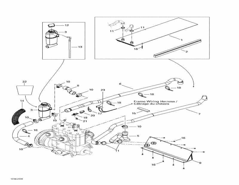  Skidoo MX Z 600 SB, 2000  - Cooling System