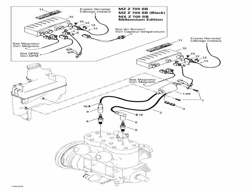 Skidoo MX Z 700, 2000 - Ignition