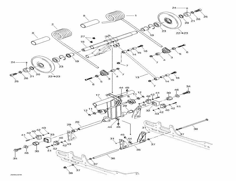 �������� Ski-doo MX Z 700, 2000 - Rear �����