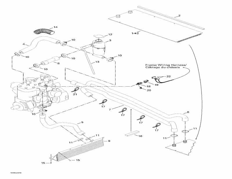 snowmobile Ski Doo ����������� MX Z 700 SB (Black), 2000 - Cooling System