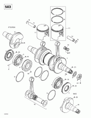 01-    (503) (01- Crankshaft And Pistons (503))