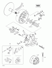 05-   (503) (05- Drive Pulley (503))