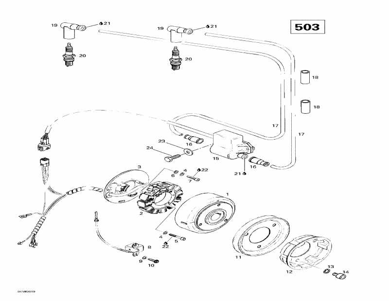 SkiDoo ����������� Skandic Super Wide Track, 2000 - Magneto (503)