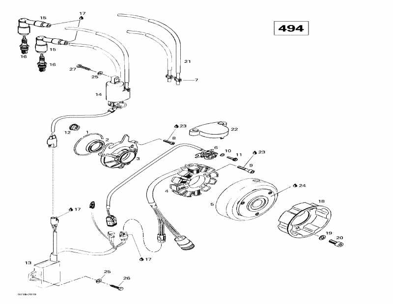 SKIDOO  Skandic Wide Track, 2000 -  12v 220w (494)