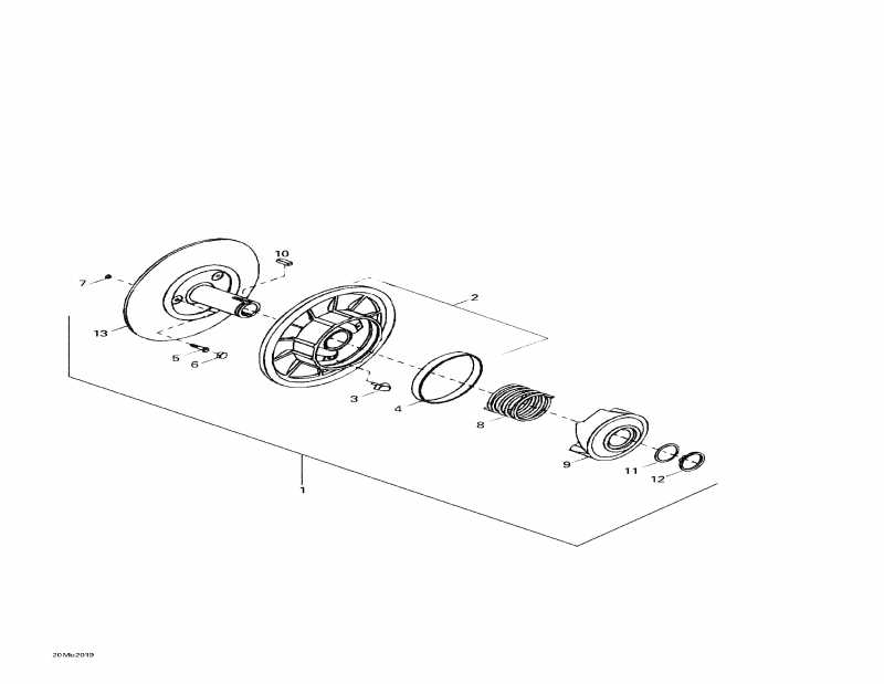 snowmobile ski-doo Skandic Wide Track, 2000 -  