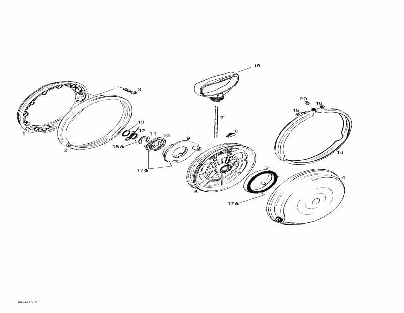 SkiDoo Summit 700 SB, 2000 - Rewind Starter