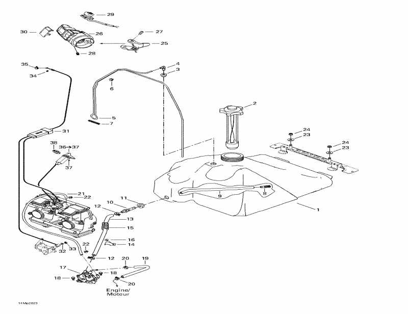  Skidoo Summit 800 H.M., 2000  - Fuel System