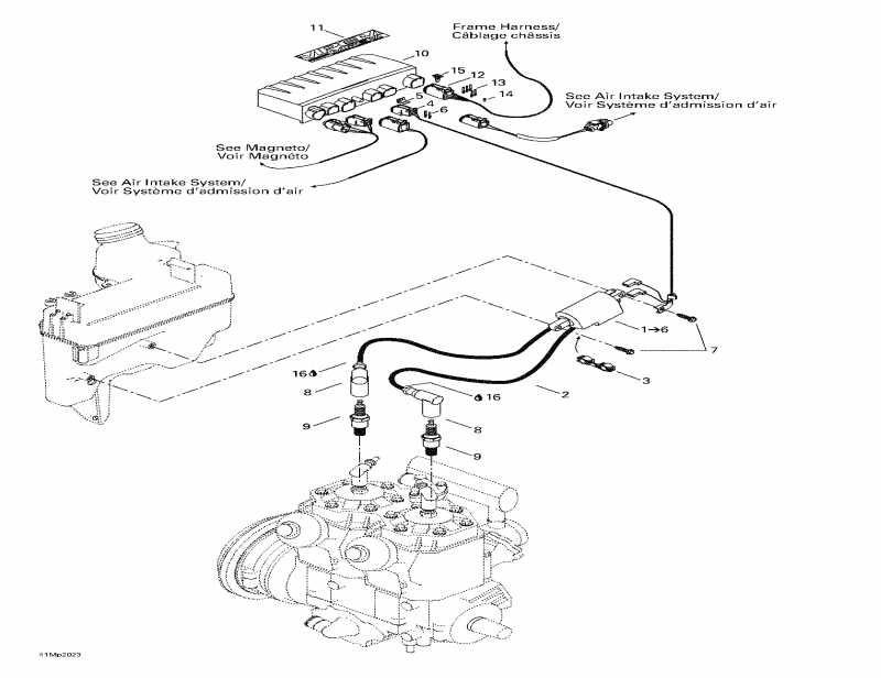 snowmobile   Summit 800 H.M., 2000 - Ignition