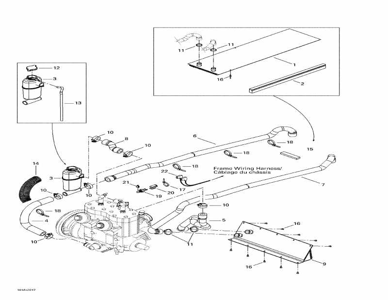 snowmobile BRP SkiDoo Summit H.M., 2000 - Cooling System