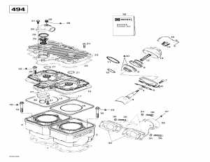 01- ,   (01- Cylinder, Exhaust Manifold)