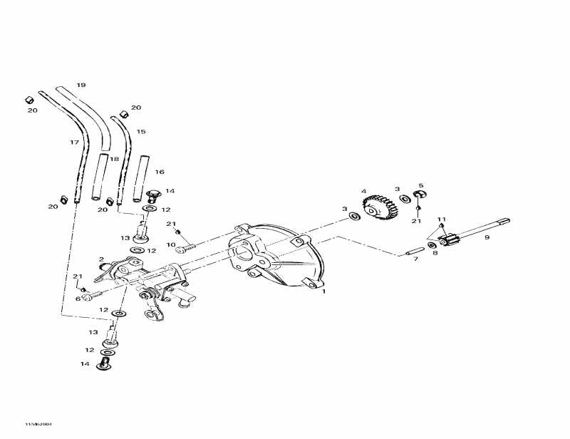  BRP SkiDoo Touring SLE, 2000  - Oil Injection System