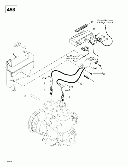  SKIDOO Formula Deluxe 500/600/700, 2001 - Ignition (493)