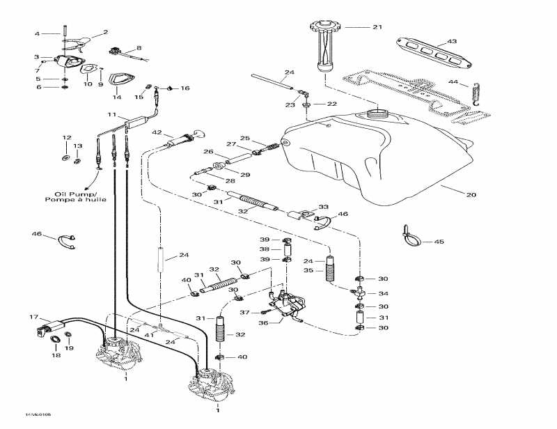 Formula Deluxe 500 F, 2001 - Fuel System
