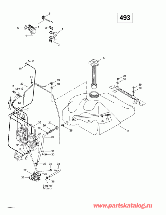  SkiDoo  Grand Touring 500/600/700, 2001 -   (493)