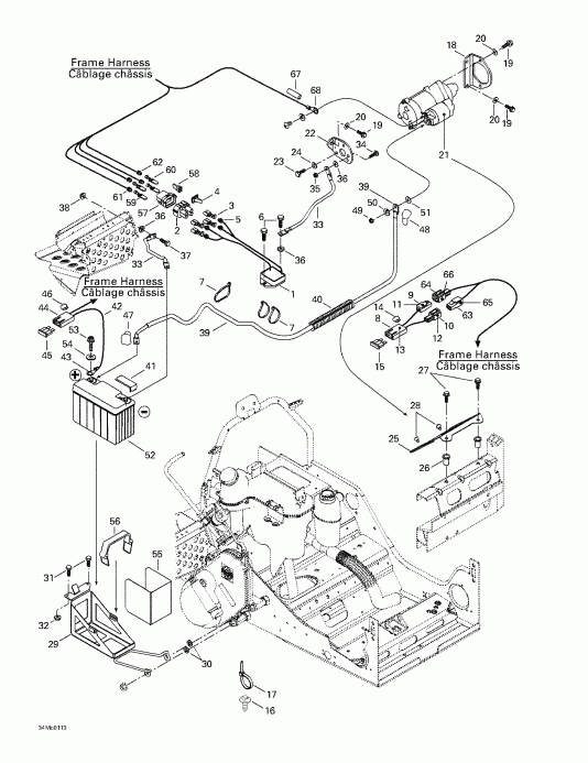  Ski Doo - Battery And Starter