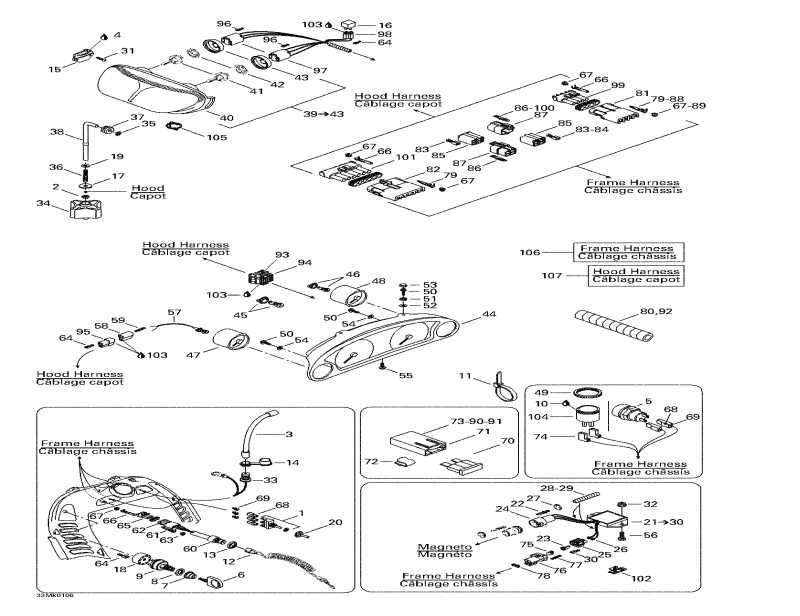 snowmobile Ski-doo ������ Grand Touring 800 SE, 2001 - ��������� System