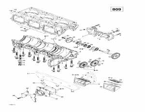 01-  ,  ,   (01- Crankcase, Reed Valve, Water Pump)
