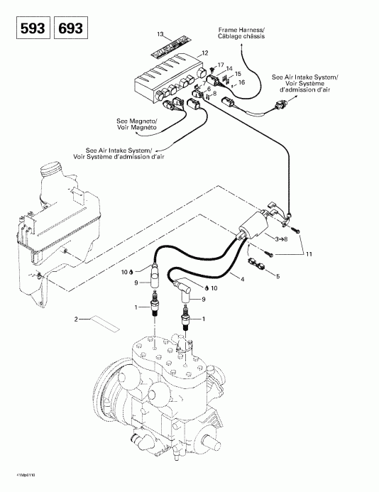 Skidoo MX Z 500/600/700, 2001 - Ignition 2