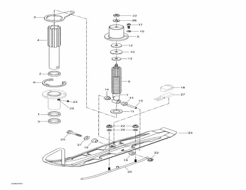 snowmobile - Front Suspension And Ski