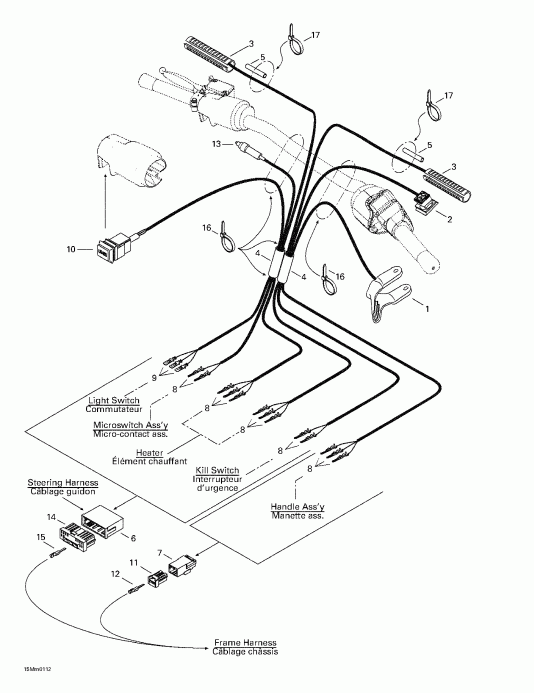  Skidoo Summit 600/700/800, 2001  -   System