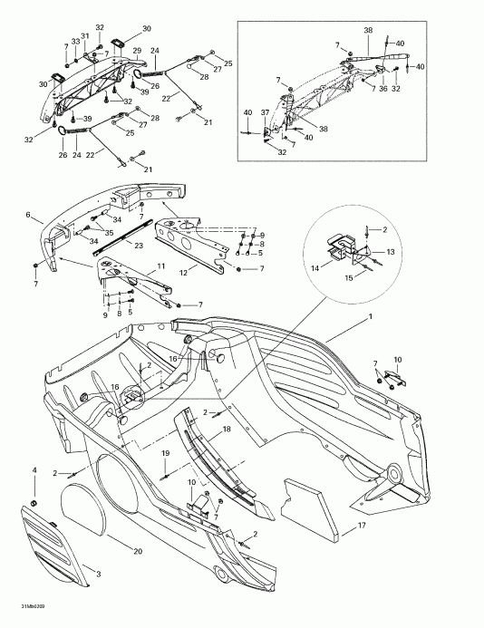 snowmobile Skidoo Grand Touring 380 F/500 F, 2002 - ������ ������