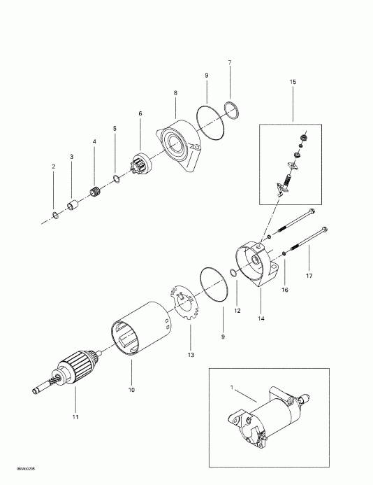   Grand Touring 500/600/700/800, 2002 - Electric Starter