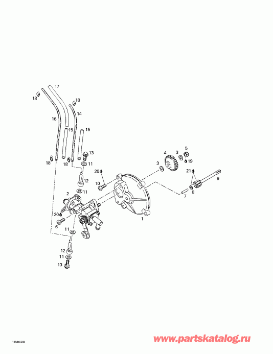  Ski-doo Legend 380F/500F, 2002  - Oil Injection System
