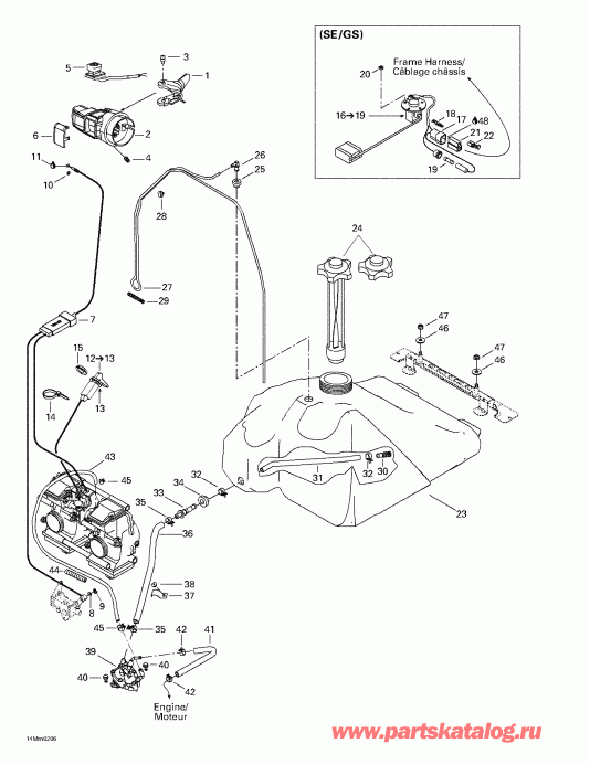  BRP SkiDoo Legend 500/600/700/800, 2002  -  