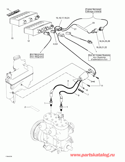  ski-doo Legend 500/600/700/800, 2002  - Ignition