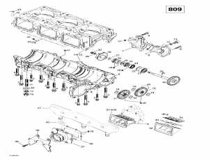 01-  ,  ,   (01- Crankcase, Reed Valve, Water Pump)