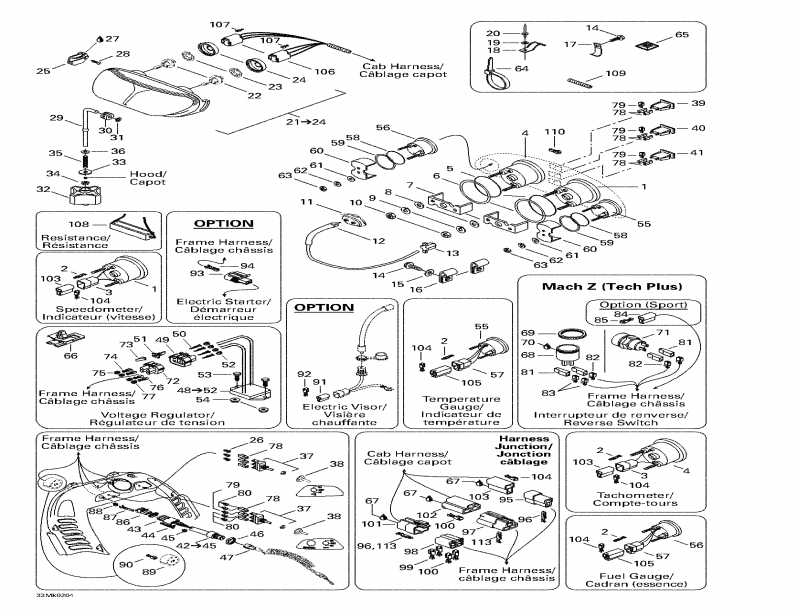 �������� SkiDoo Mach Z, 2002 ������ - Electrical System