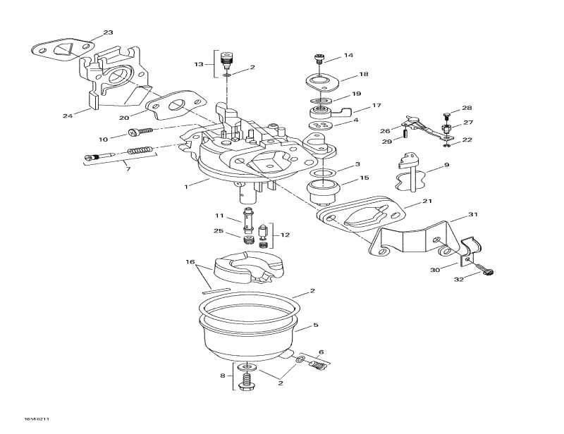 snowmobile Ski-doo Mini Z, 2002 - Carburetor