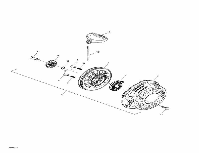  Skidoo  Mini Z, 2002 - Rewind Starter