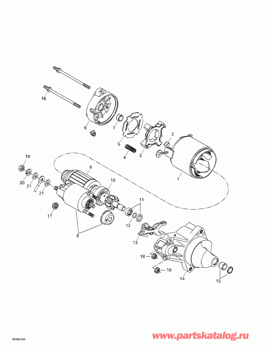   MX Z 380 F/500 F, 2002 - Electric Starter