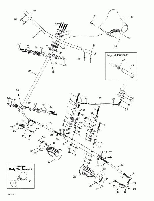  Ski-doo - Steering System