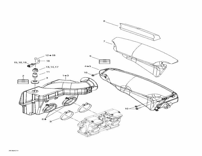 SkiDoo MX Z 800 Rev, 2002 - Air Intake System